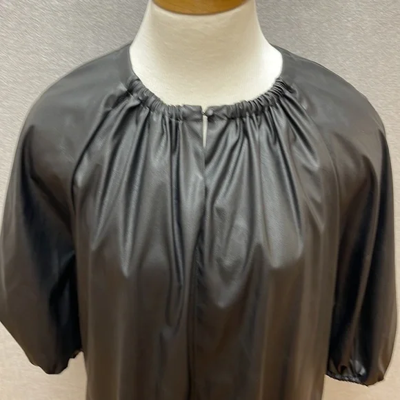 Who What Wear Faux Leather Dress. New - Picture 2 of 4